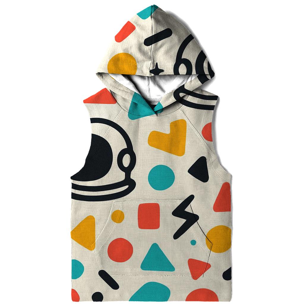 Memphis Spacewalk Confetti graphic hoodies