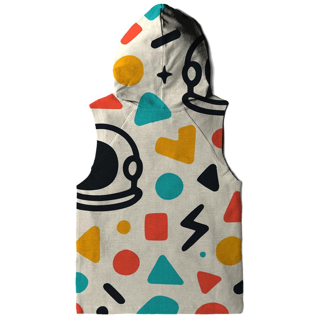 Memphis Spacewalk Confetti graphic hoodies