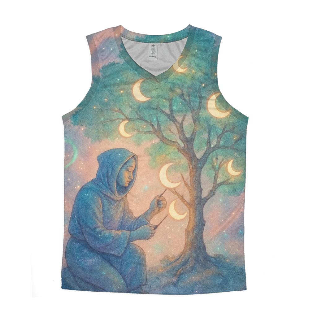 Moon Phase Orchard trendy fitted tank tops