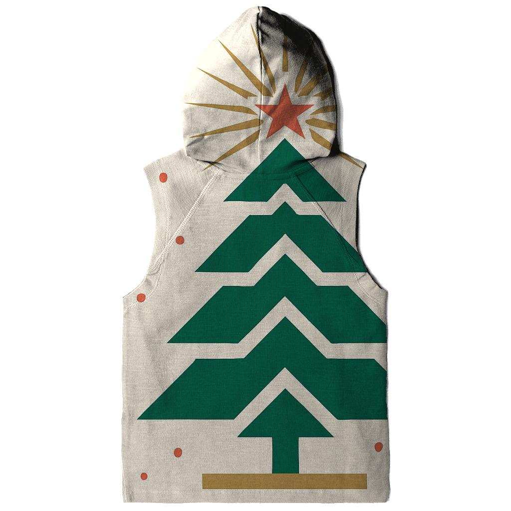 Starburst Tree Geometry Banner heavyweight hoodies