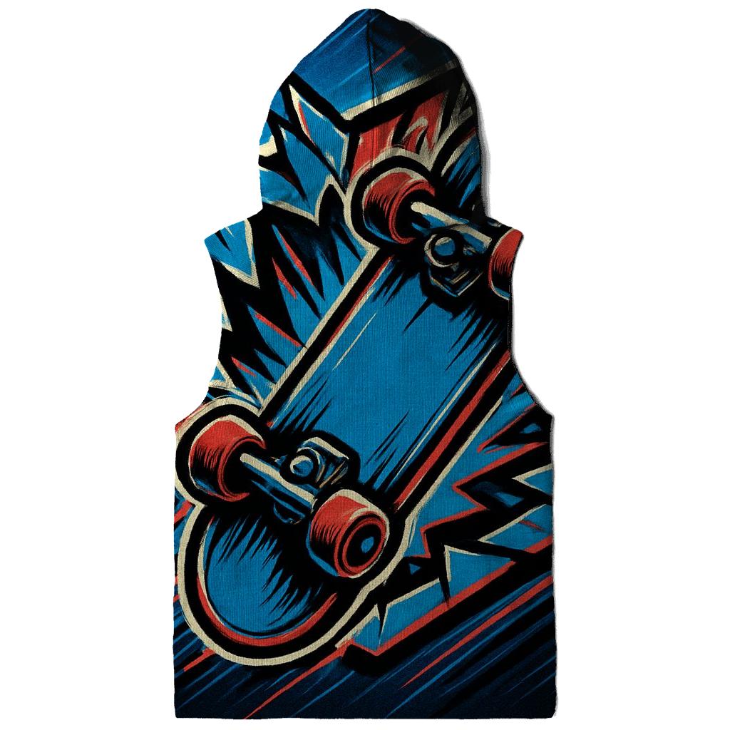 Chromatic Rift Skate Emblem lightweight hoodies