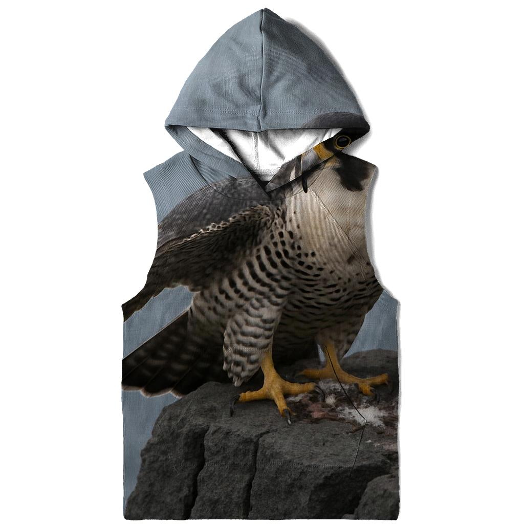 Basalt Cliff Sentinel Peregrine Falcon hoodie styles
