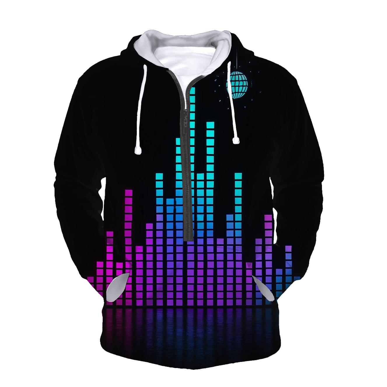Neon VU Skyline heavyweight hoodies