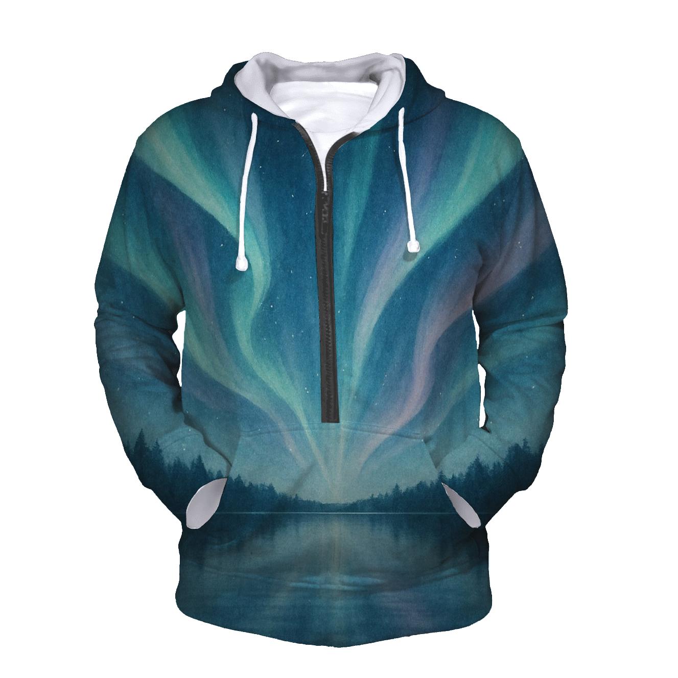 Aurora Prayer Veil printed hoodies