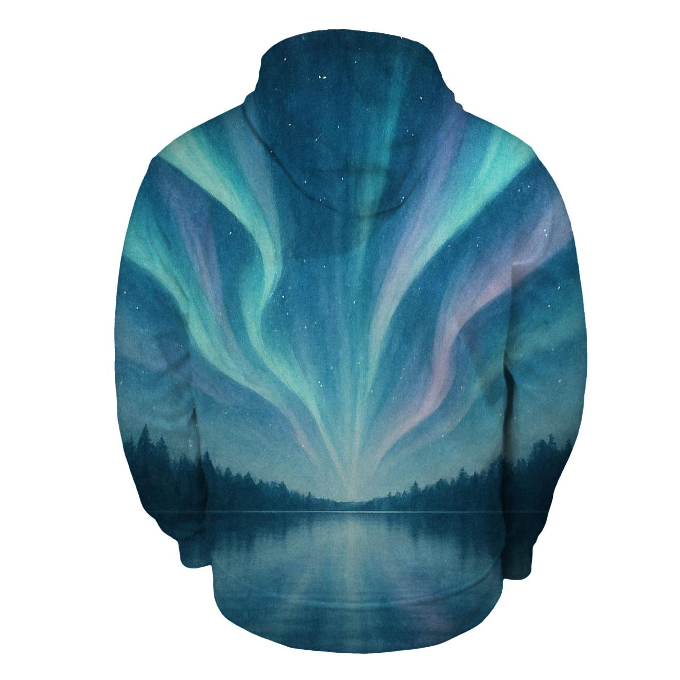 Aurora Prayer Veil printed hoodies