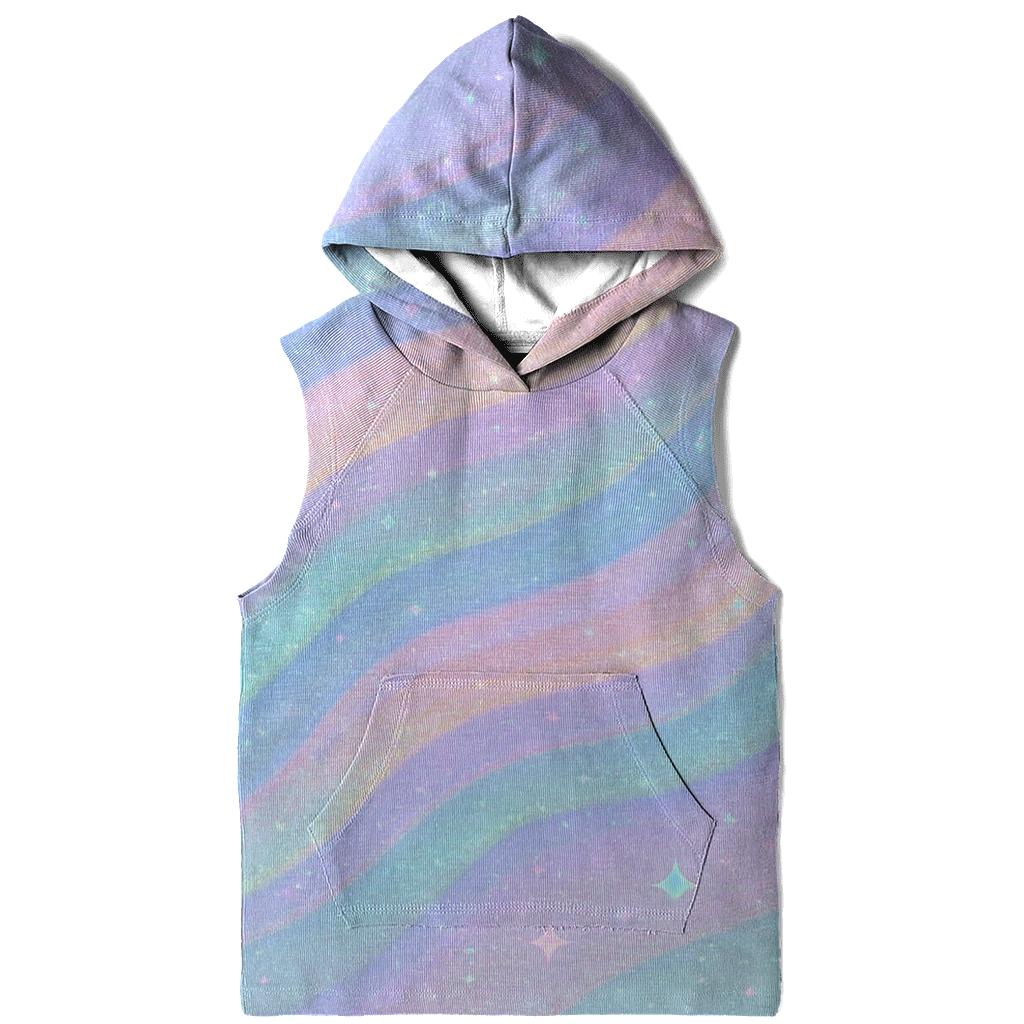 Pastel Aurora Sequin Tide hoodie designs