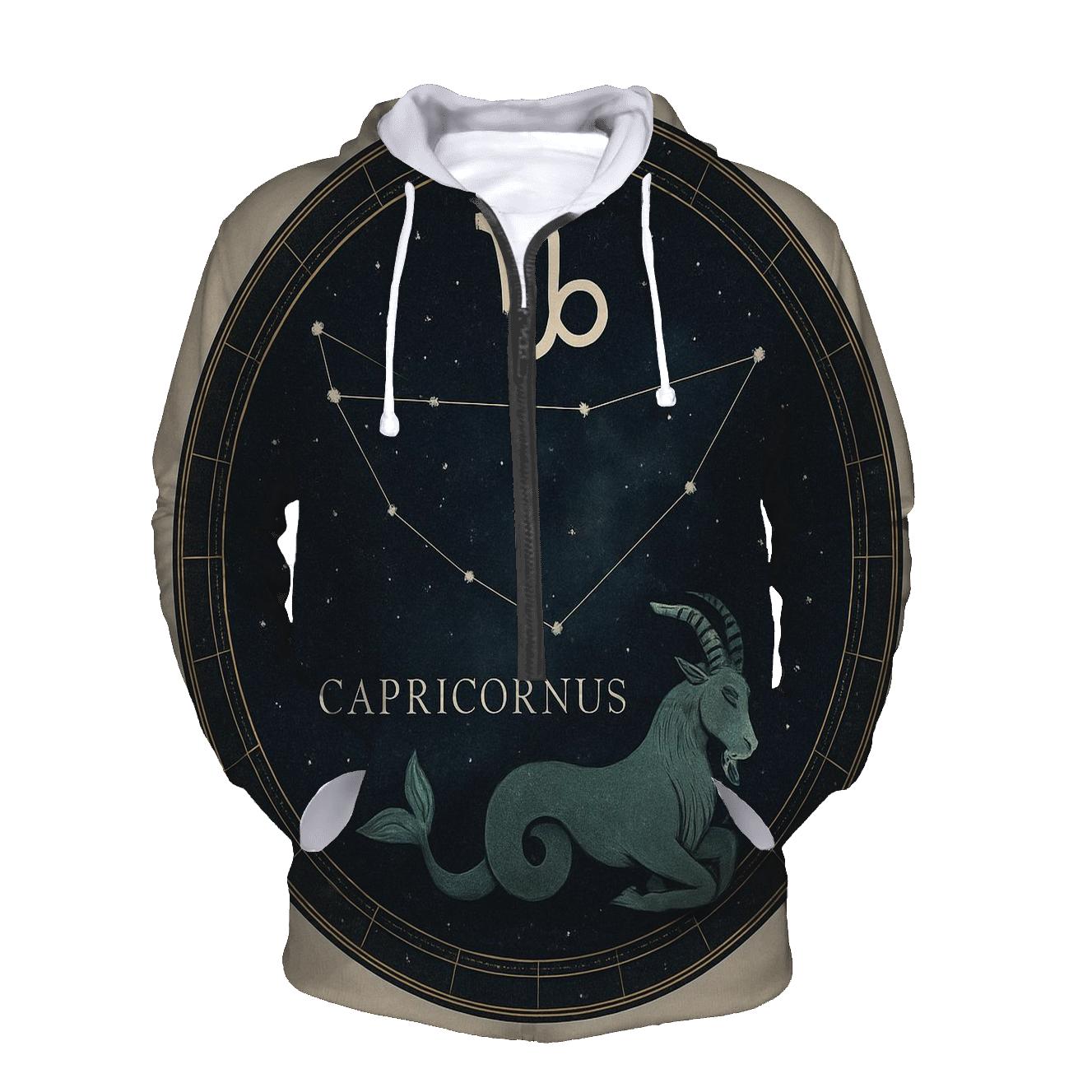 Capricorn Sea Goat Star Chart Emblem custom hoodies