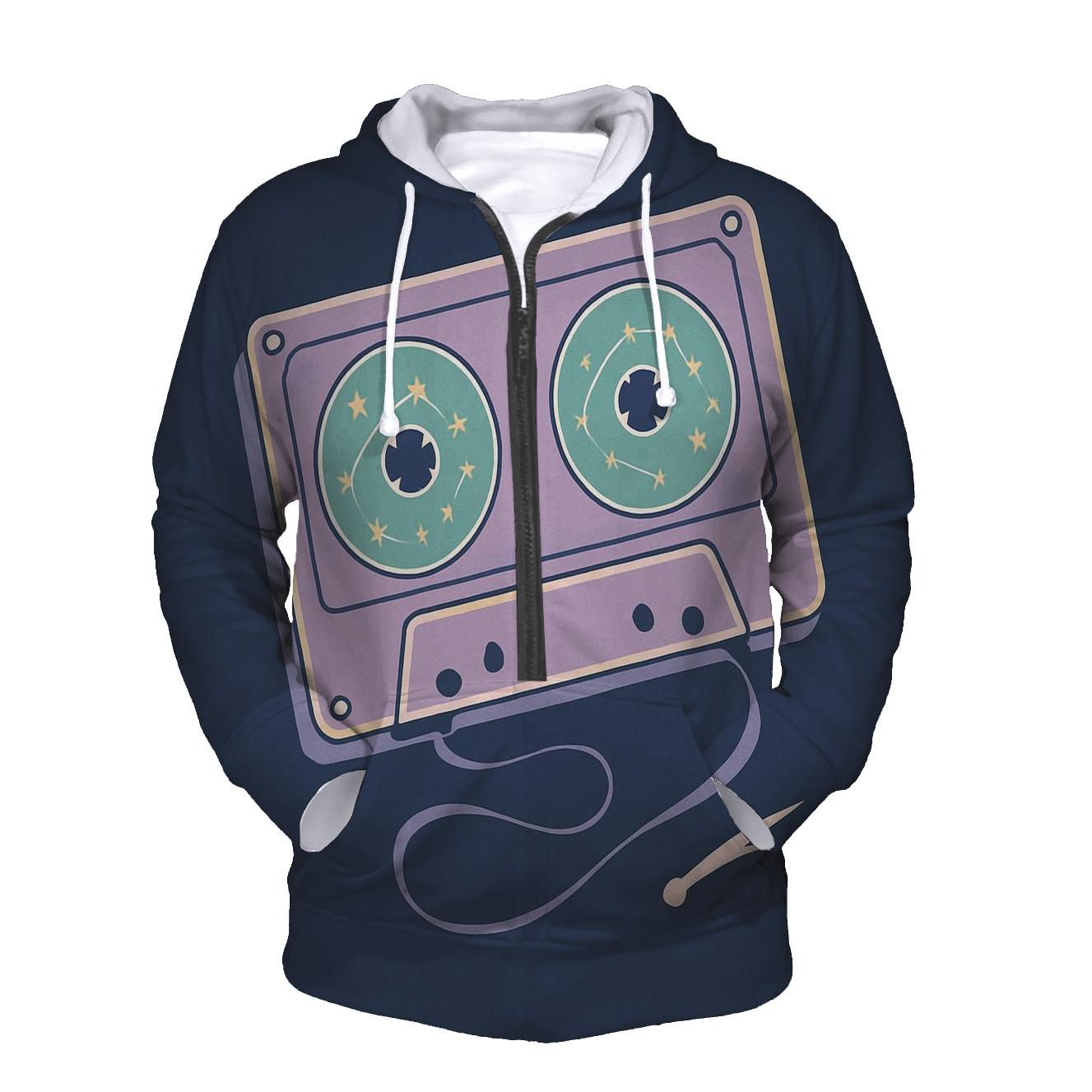Cassette Constellation Map premium hoodies