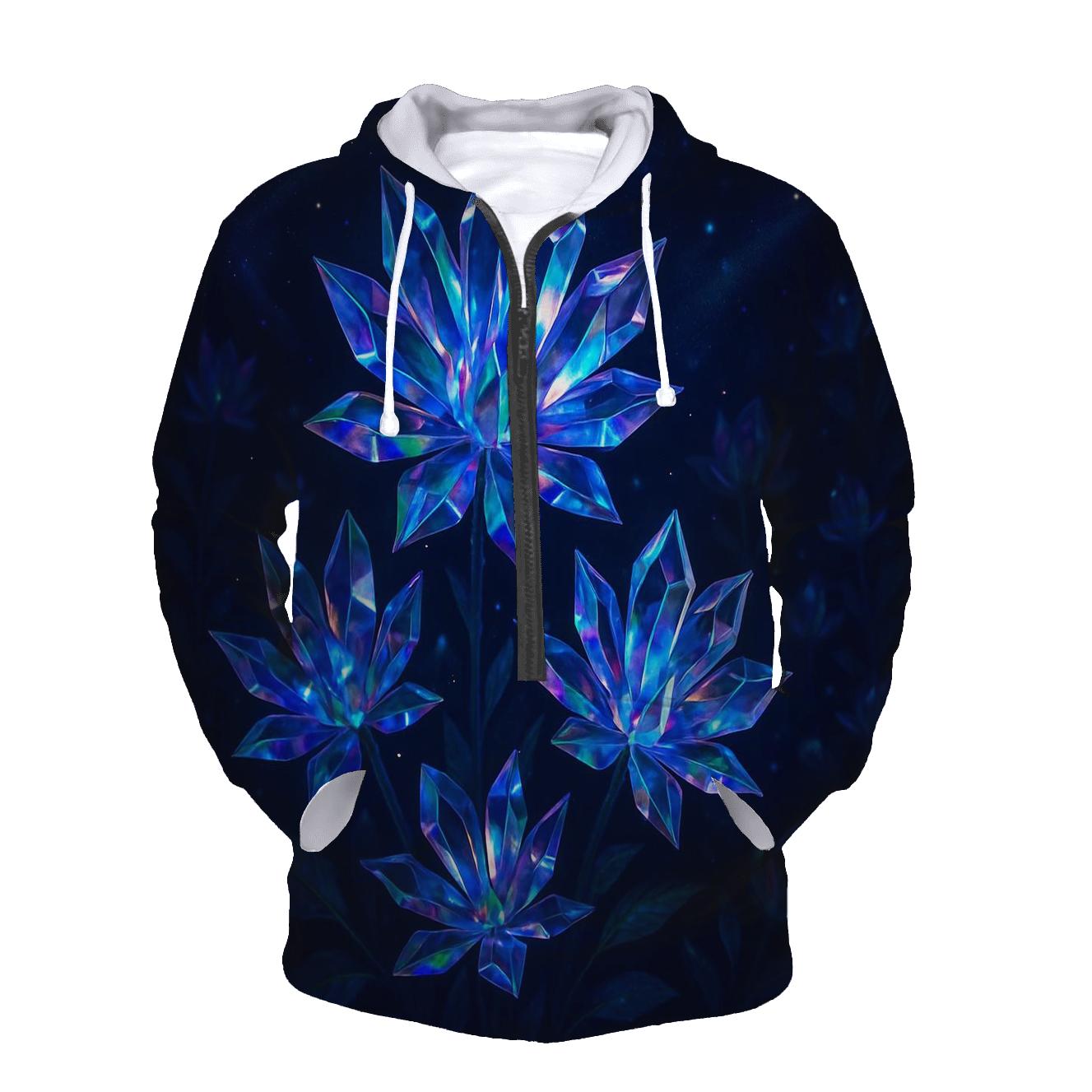 Midnight Prism Garden pullover hoodies