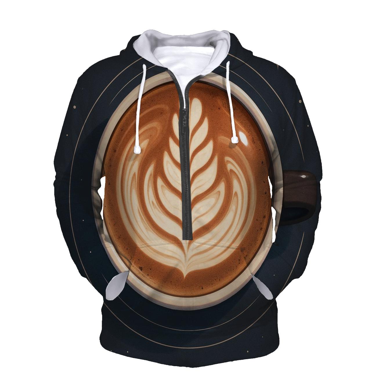 Latte Rosette Orbit hoodies fashion