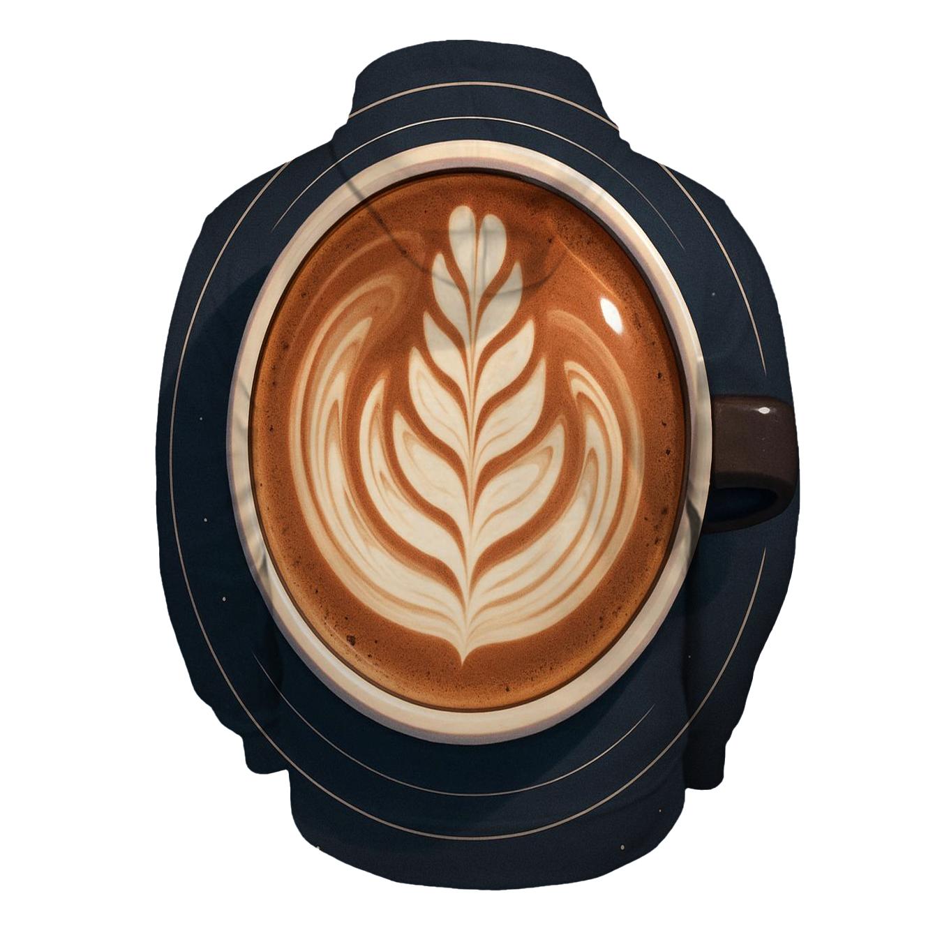 Latte Rosette Orbit hoodies fashion