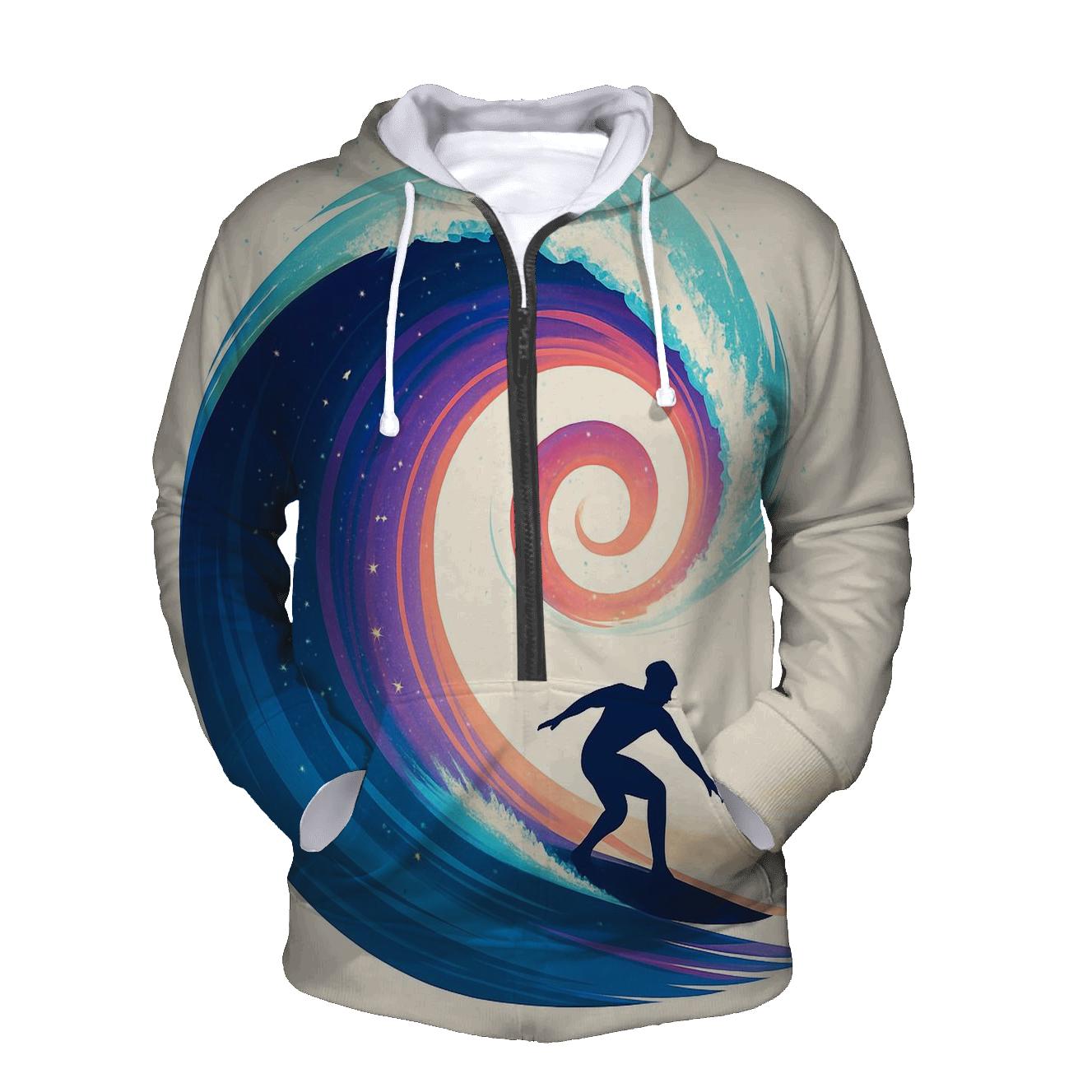 Orbital Surf Break embroidered hoodies