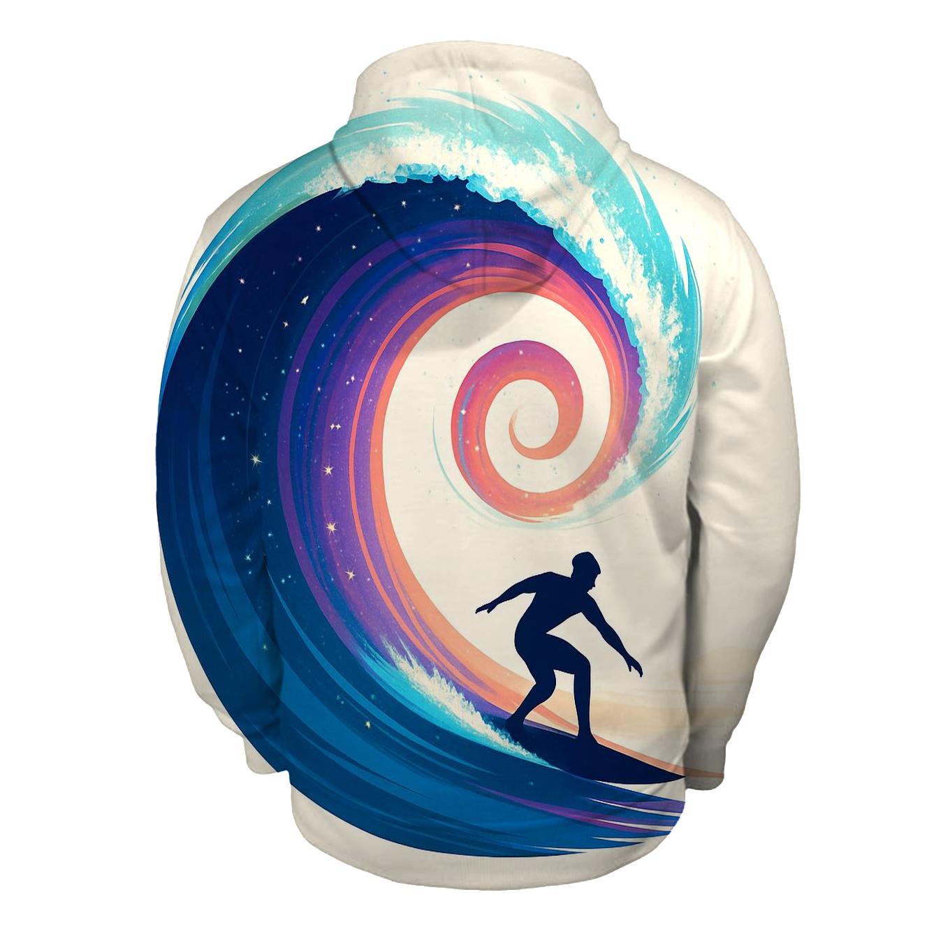 Orbital Surf Break embroidered hoodies