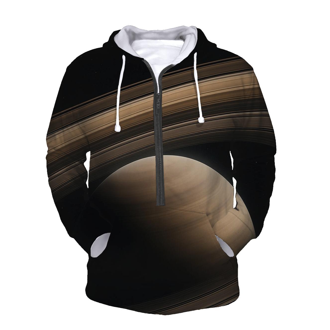 Ring Plane Horizon Bands embroidered hoodies