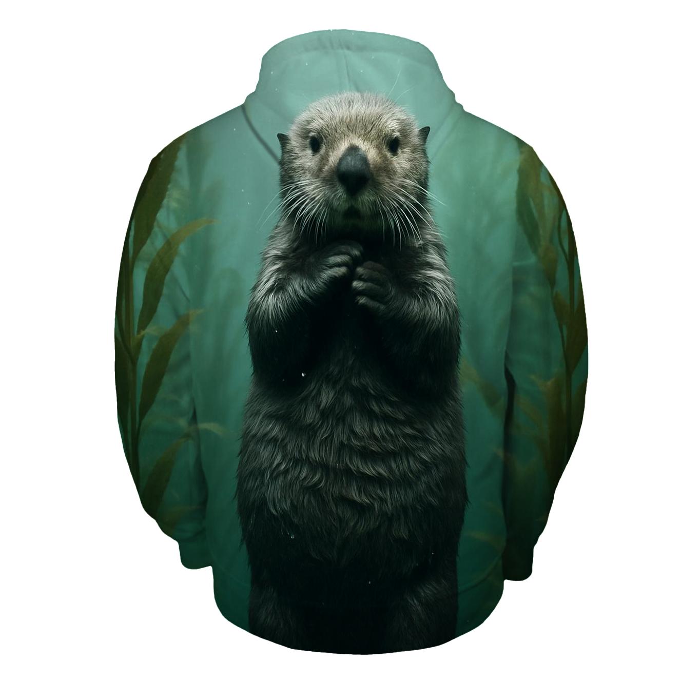 Kelp Forest Hover Sea Otter hoodie styles