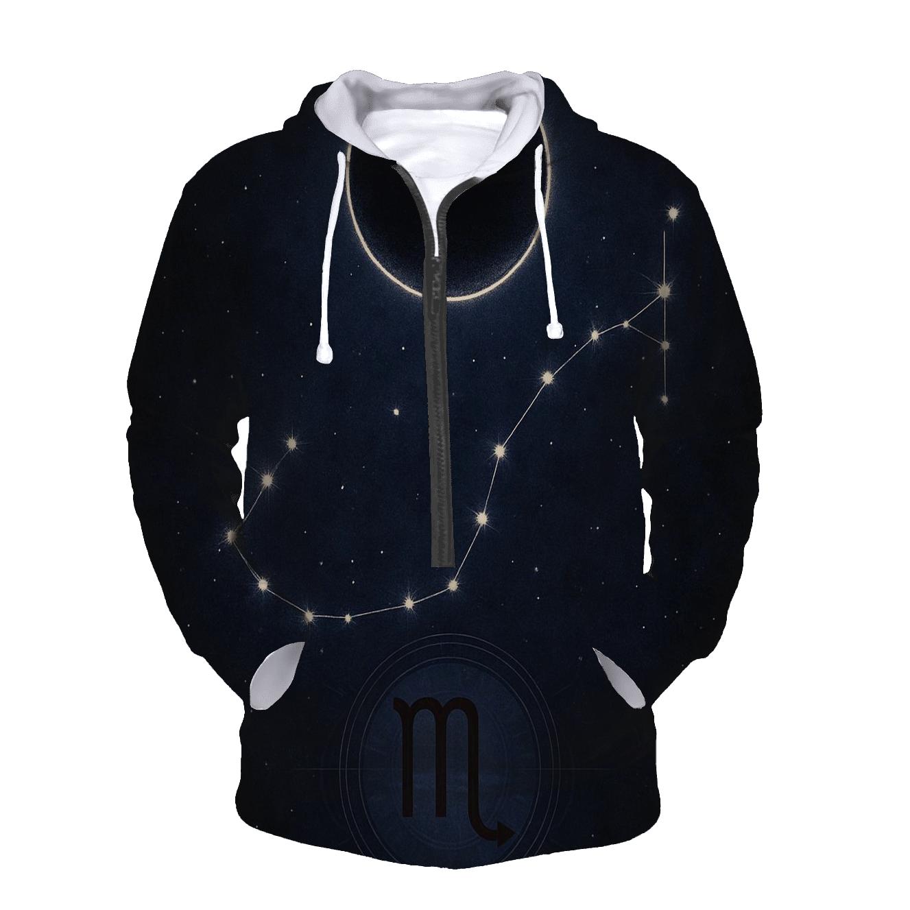 Scorpio Lunar Eclipse Constellation Seal pullover hoodies