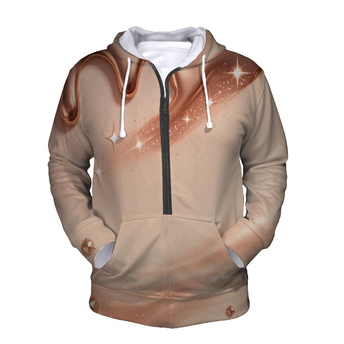 Rose Gold Meteor Drip hoodie designs