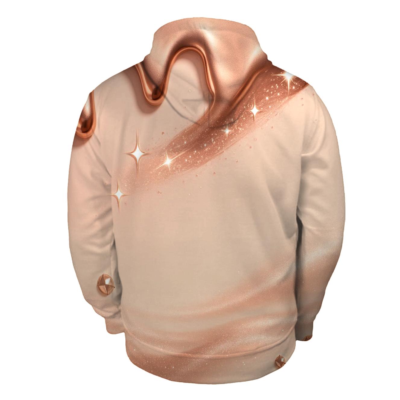 Rose Gold Meteor Drip hoodie designs