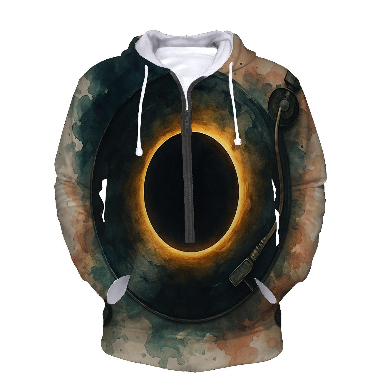 Turntable Eclipse Bloom embroidered hoodies