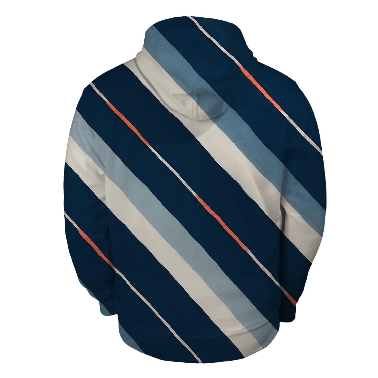 Arashi Comet Rain Pole Wrap Diagonals embroidered hoodies