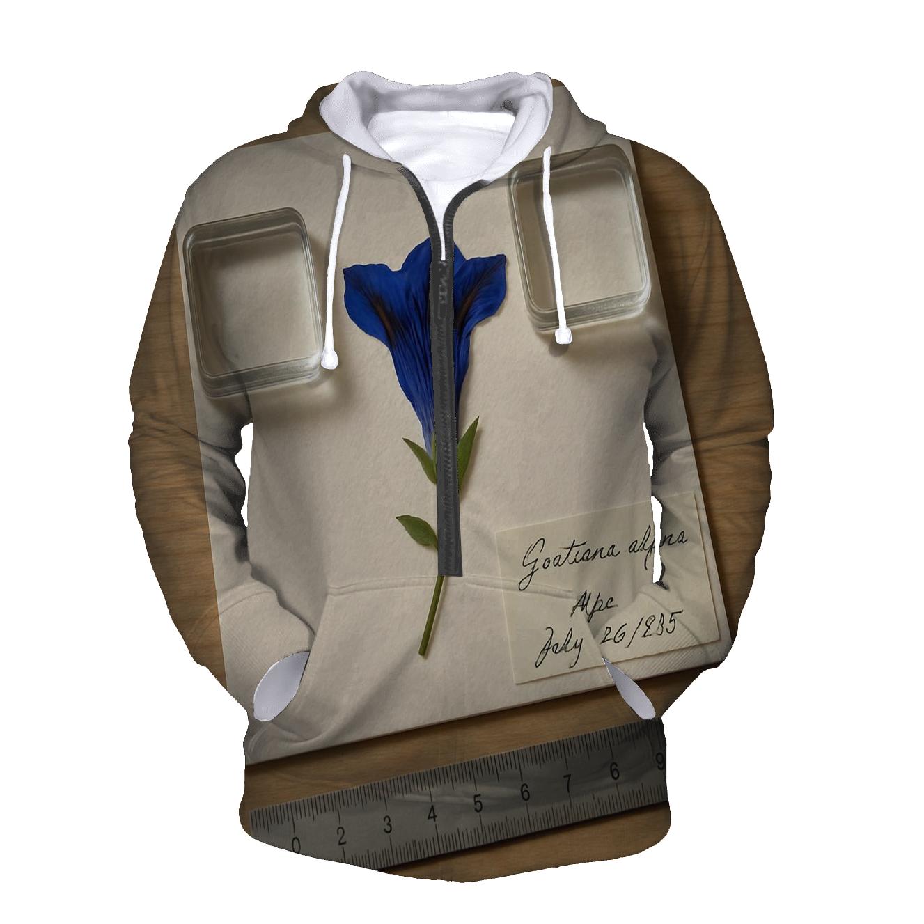 Pressed Herbarium Specimen Under Glass Weights pullover hoodies