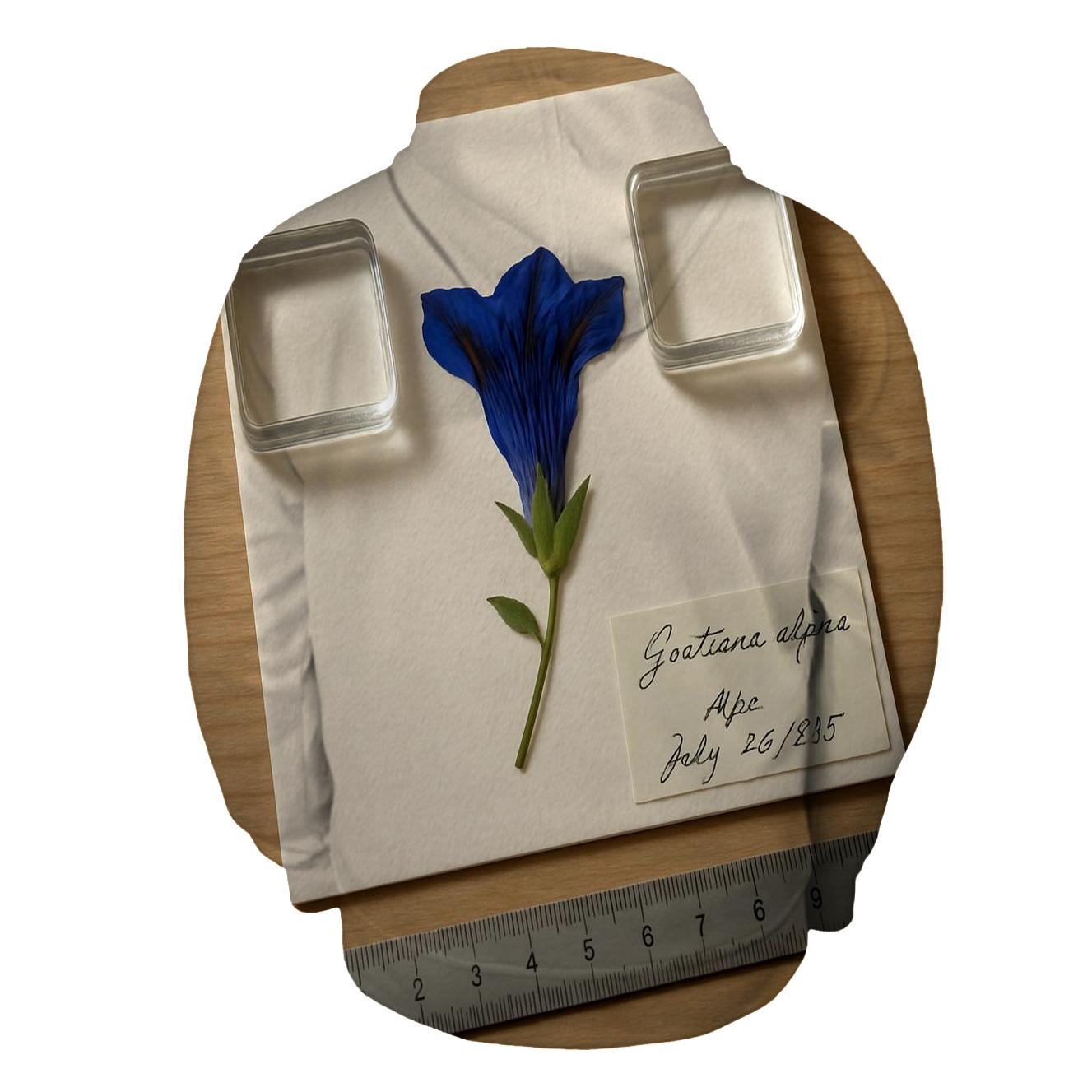 Pressed Herbarium Specimen Under Glass Weights pullover hoodies