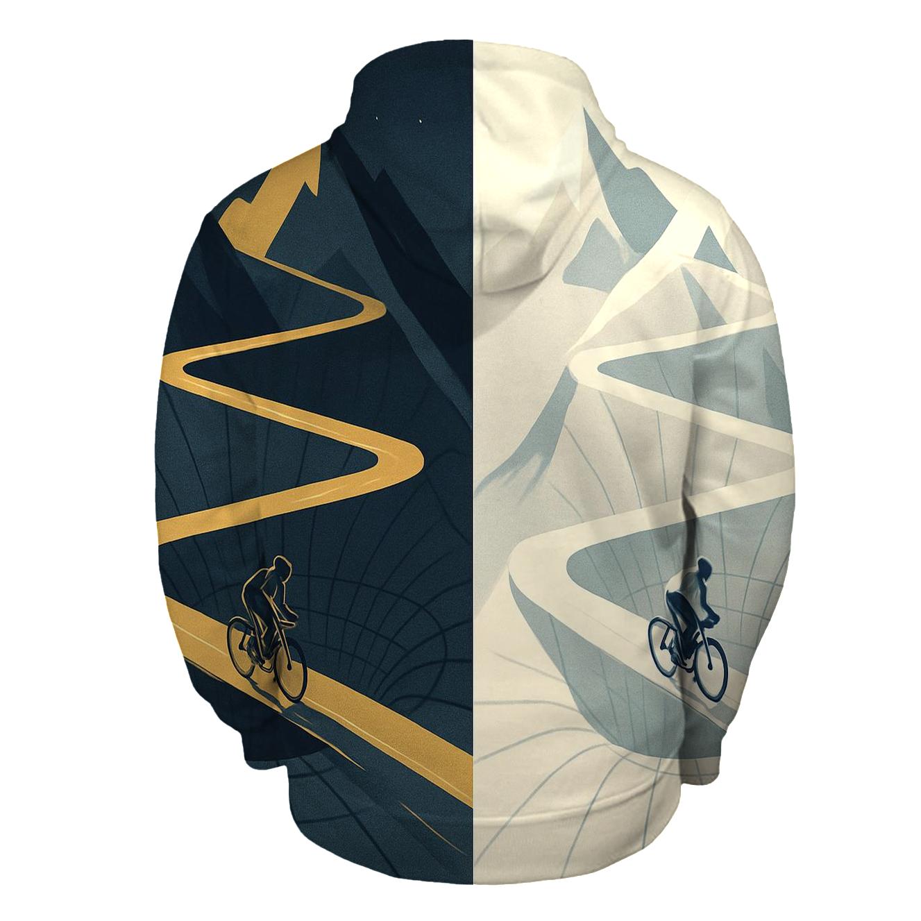 Mountain Gravity Cycling Climb zip-up hoodies