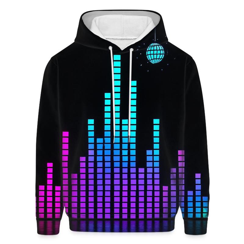 Neon VU Skyline zip-up hoodies