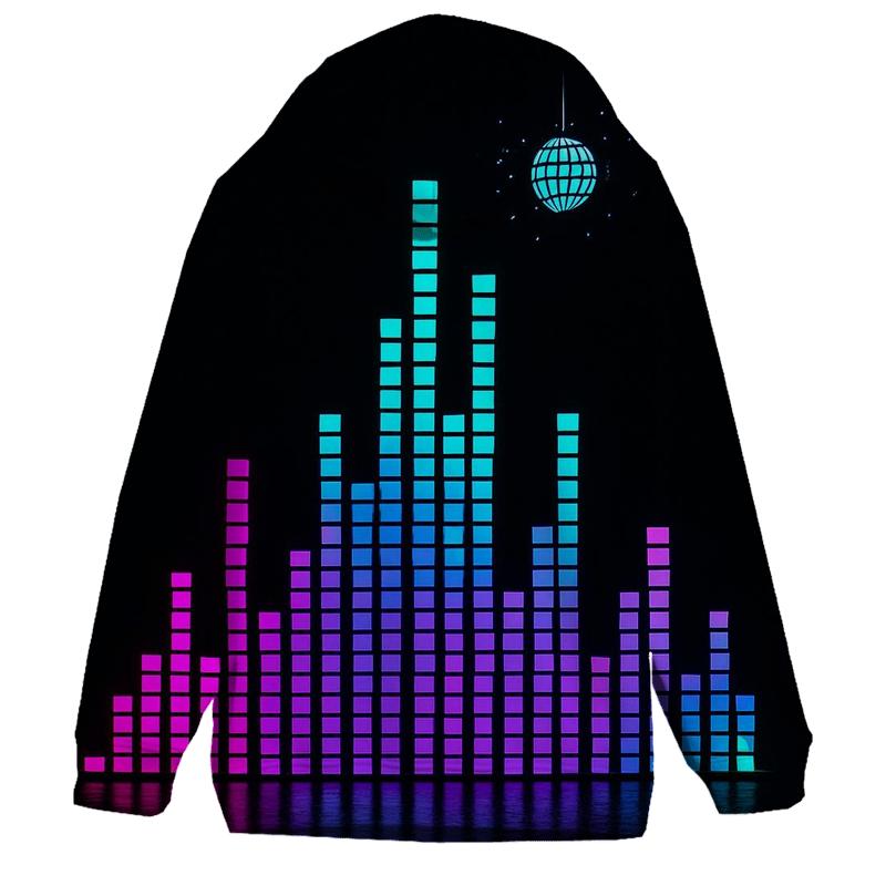 Neon VU Skyline zip-up hoodies