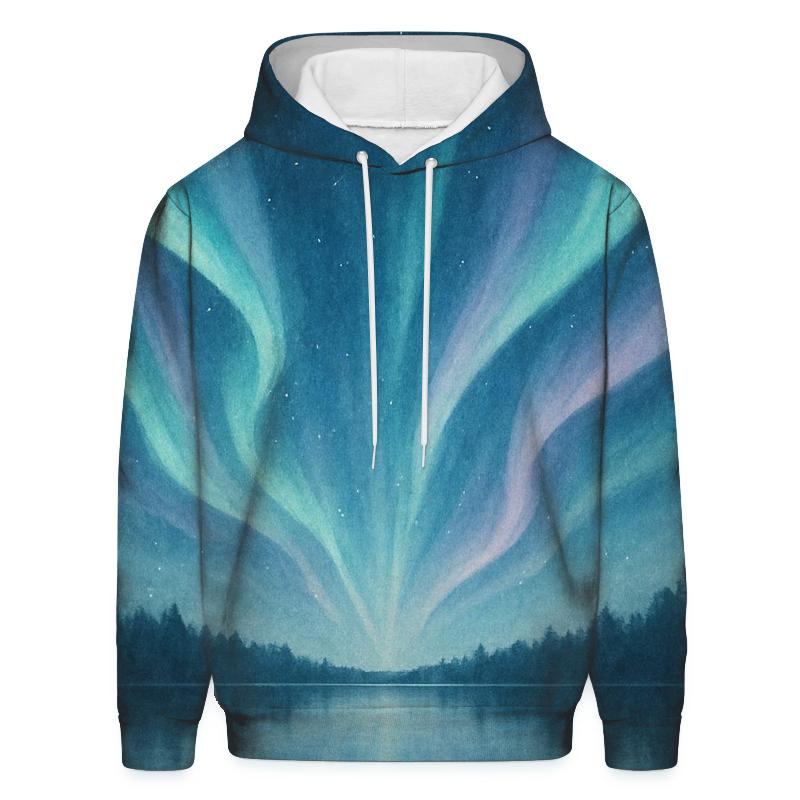 Aurora Prayer Veil printed hoodies