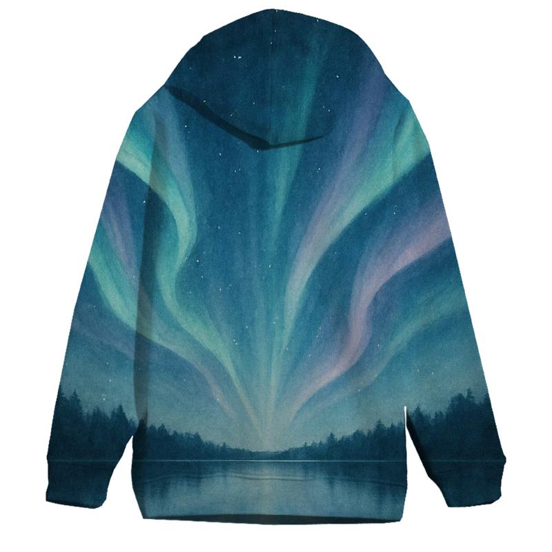 Aurora Prayer Veil printed hoodies