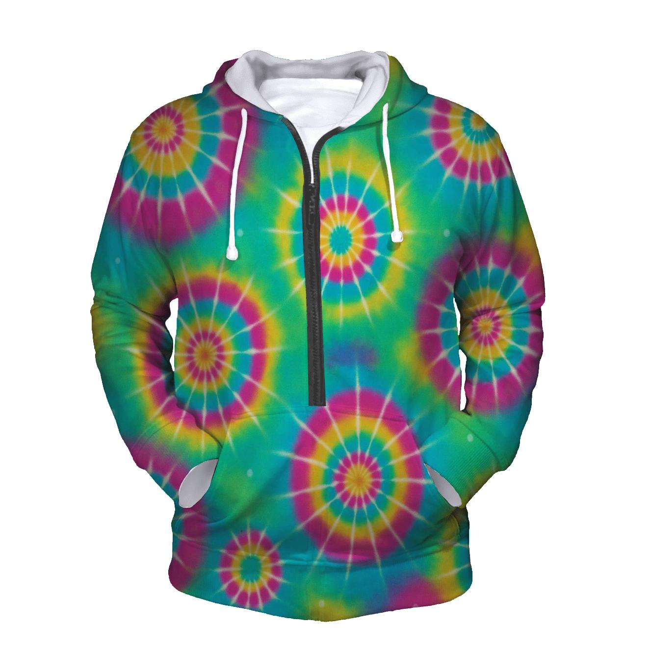 Kumo Nebula Rosette Cluster Dye Burst heavyweight hoodies