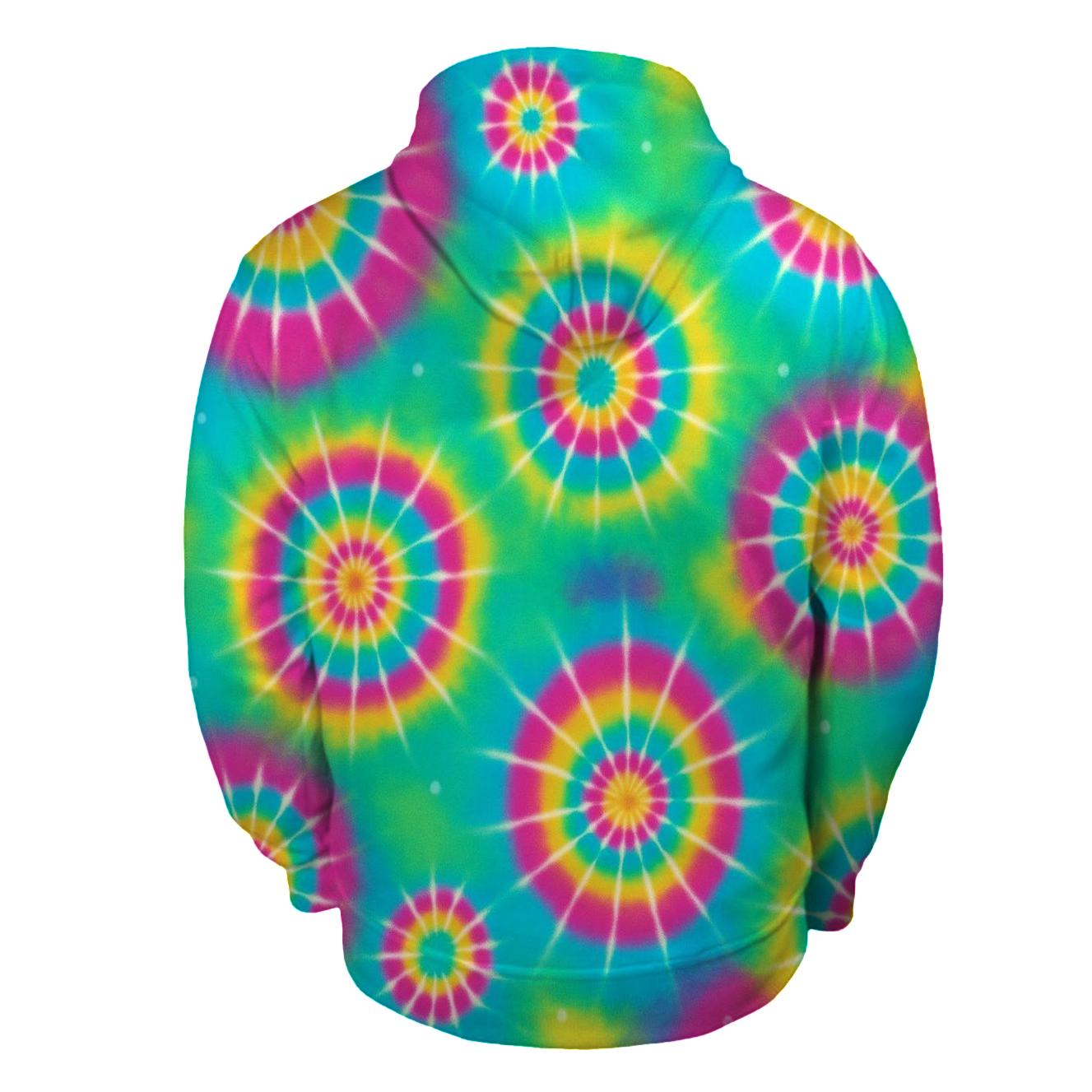 Kumo Nebula Rosette Cluster Dye Burst heavyweight hoodies