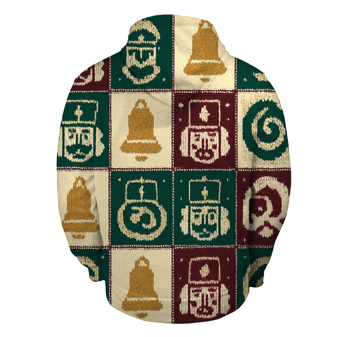 Nutcracker Nebula Checker Tapestry Design heavyweight hoodies