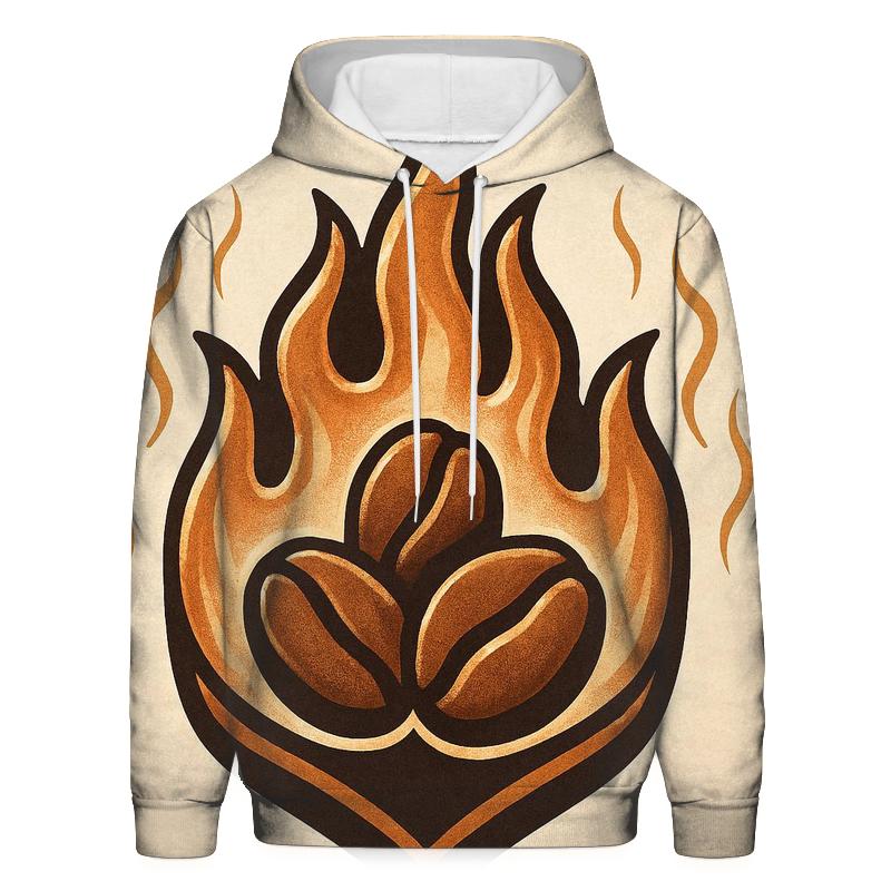 Roaster Flame Crest pullover hoodies