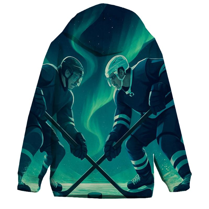Aurora Ice Hockey Faceoff designer hoodies