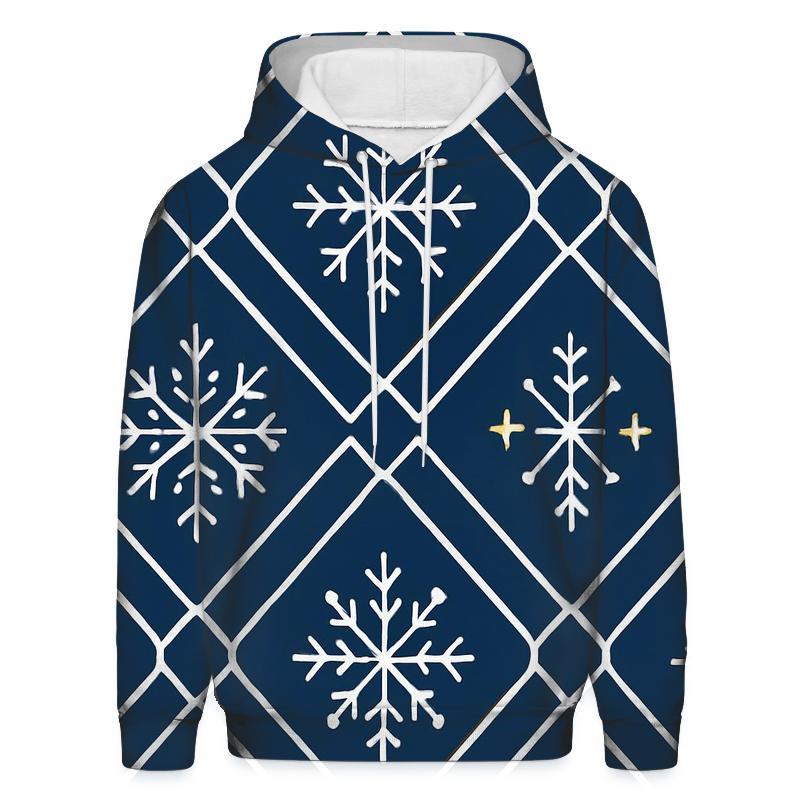 Snowflake Constellation Lattice lightweight hoodies