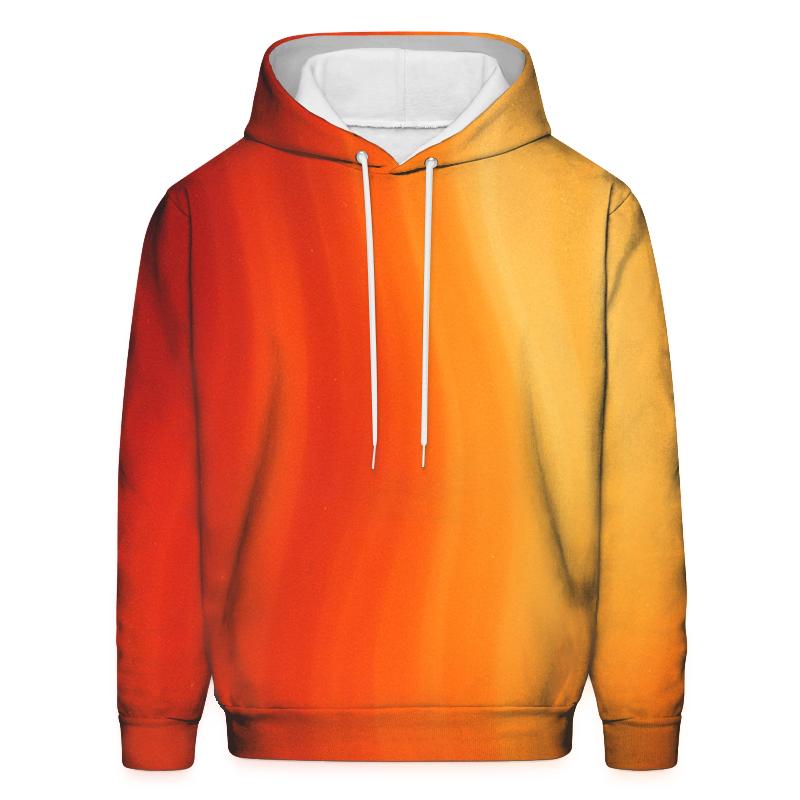Molten Coral Cascade graphic hoodies