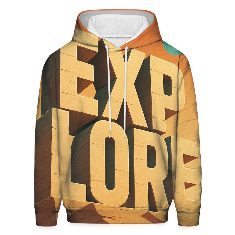 Desert Mirage Typography Atlas hoodie trends