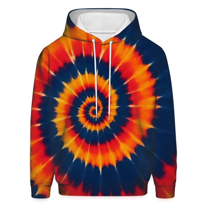 Solar Flare Spiral Overdye Whorl hoodie trends