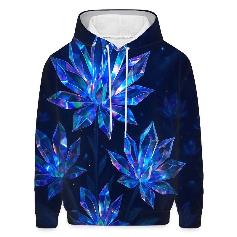 Midnight Prism Garden pullover hoodies
