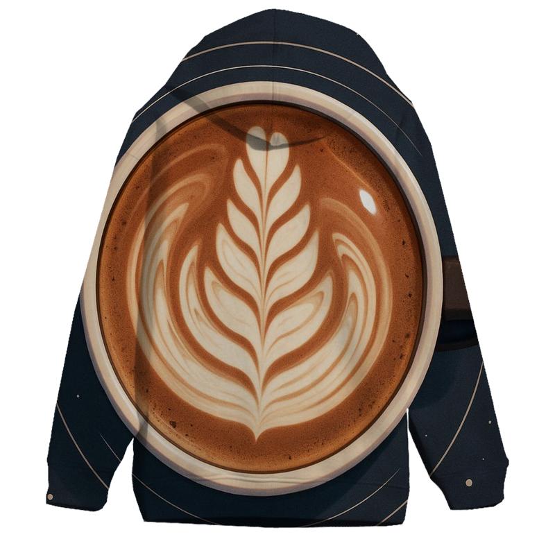 Latte Rosette Orbit heavyweight hoodies