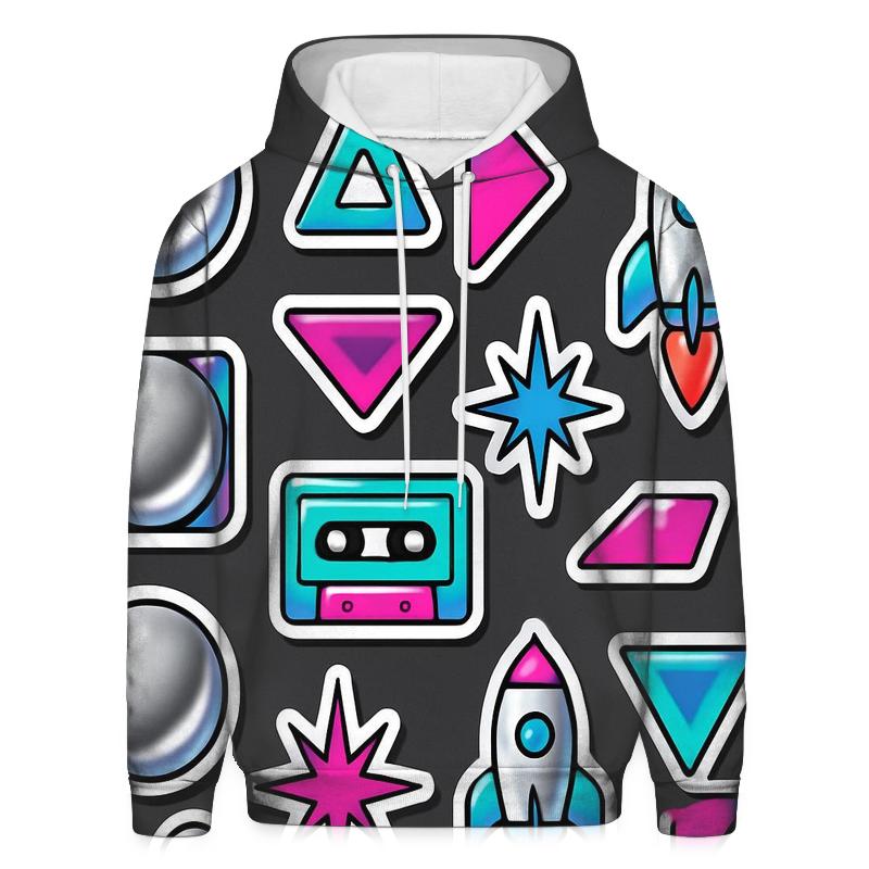 Chrome Orbital Sticker Sheet premium hoodies