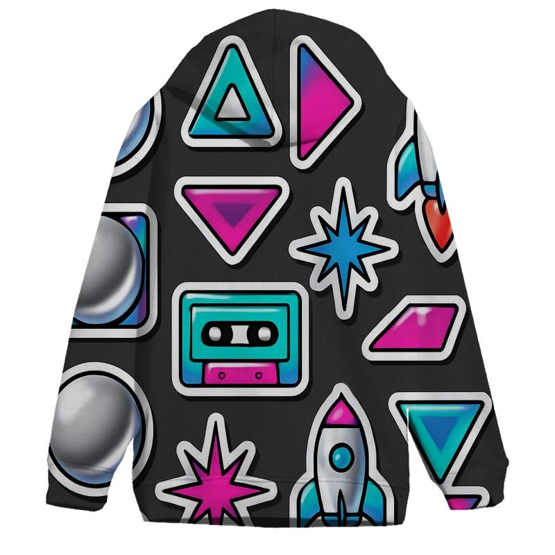 Chrome Orbital Sticker Sheet premium hoodies