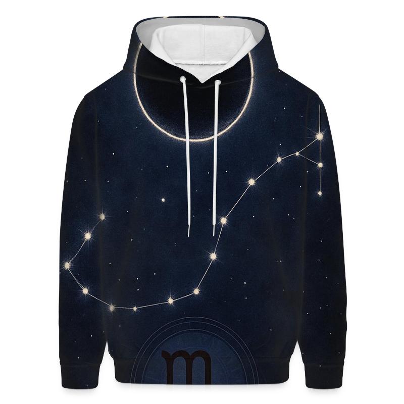 Scorpio Lunar Eclipse Constellation Seal hoodie styles