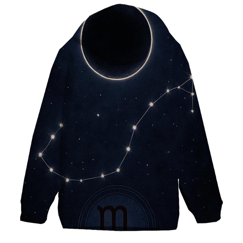 Scorpio Lunar Eclipse Constellation Seal hoodie styles