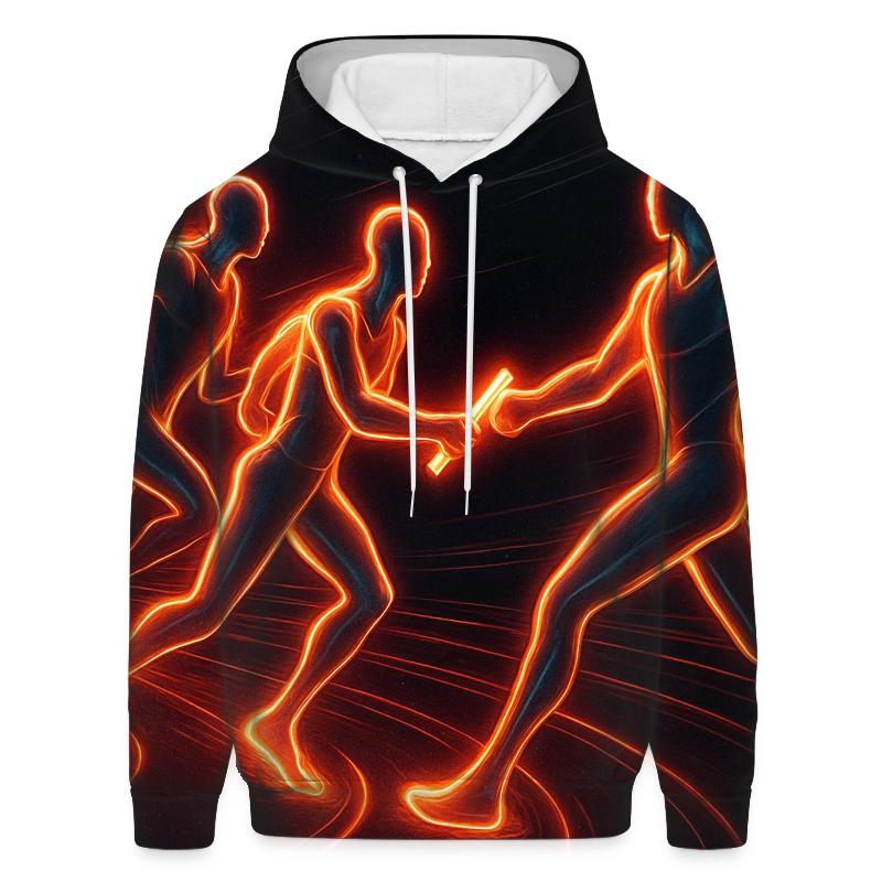 Starlit Sprint Relay embroidered hoodies