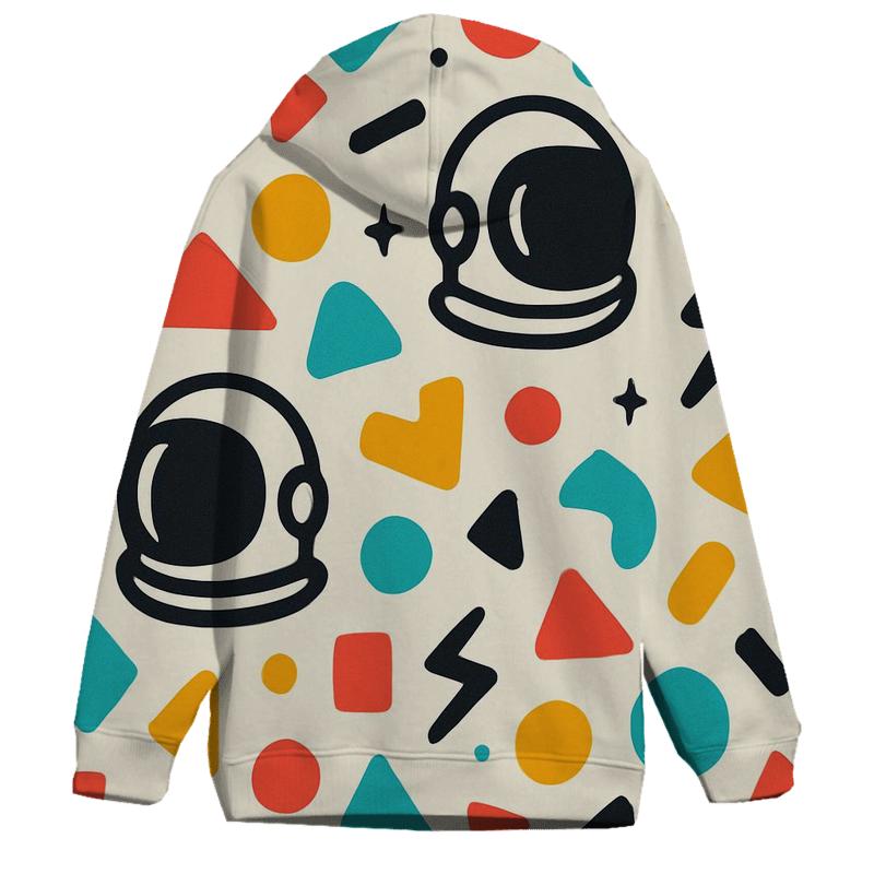 Memphis Spacewalk Confetti designer hoodies