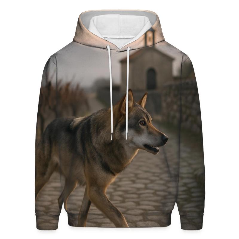 Iberian Wolf Threading A Dawn Vineyard Terraced Valley hoodie styles