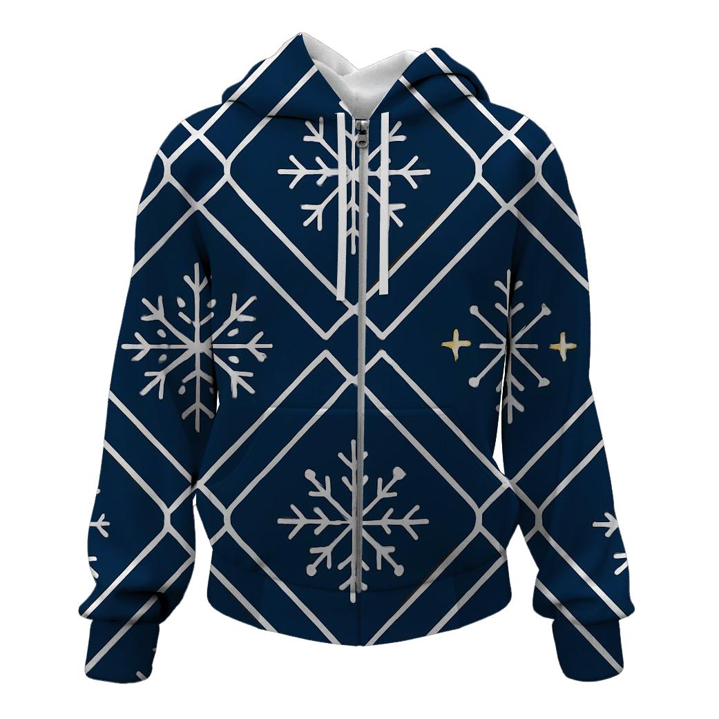 Snowflake Constellation Lattice hoodie trends